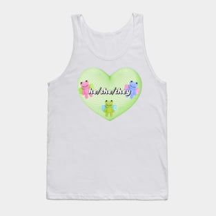 he/she/they pronouns Tank Top